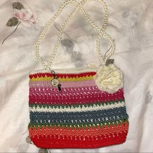 Lina Multicolor Crochet Shoulder Bag